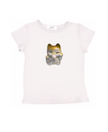 Cute Character Baby Tee y2k olive