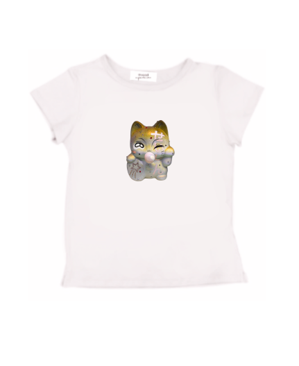 Cute Character Baby Tee y2k olive