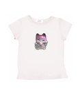 Cute Character Baby Tee y2k purple